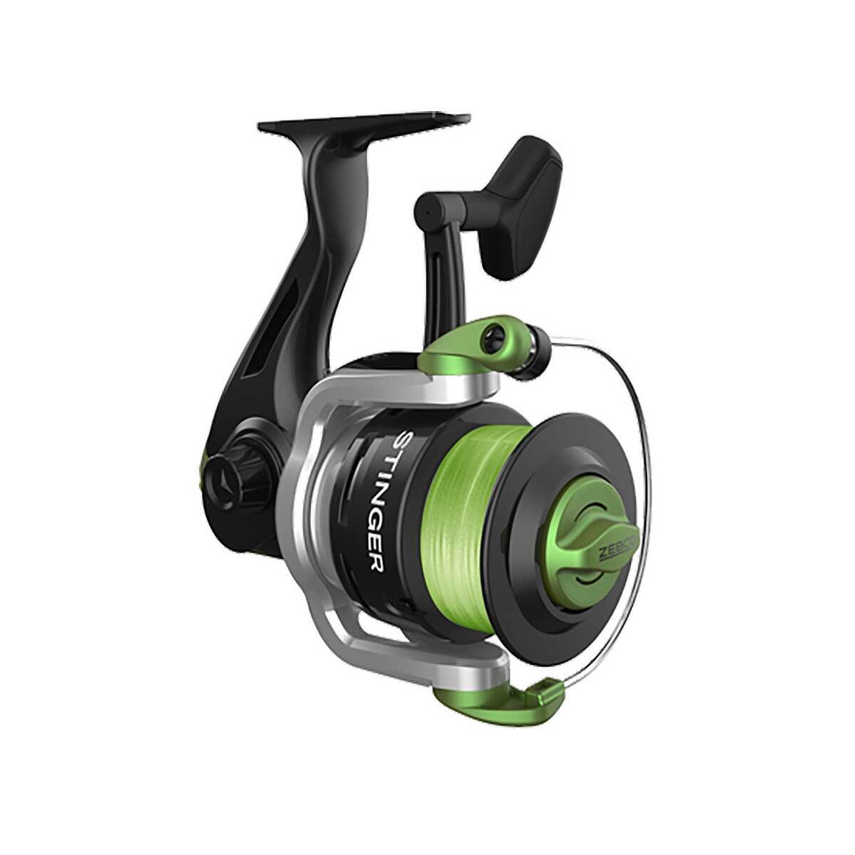 Zebco Stinger Spinning Combo - 8ft, Medium Heavy Power, 2pc - Silver/Black Zebco Stinger Spinning Combo - 8ft, Medium Heavy Power, 2pc - Silver/Black