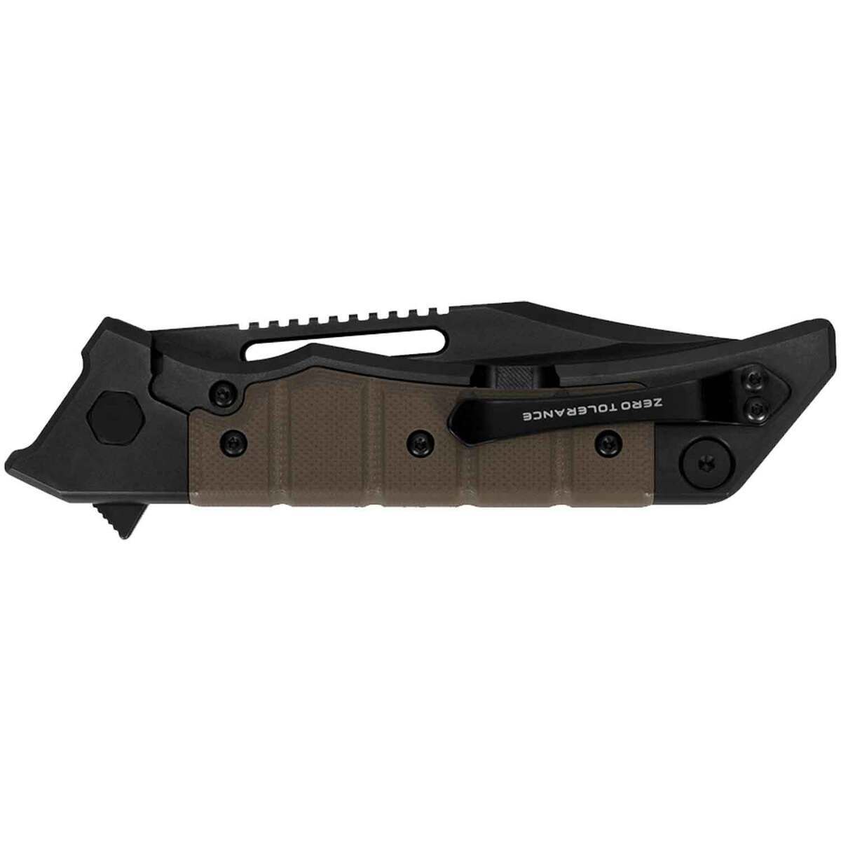 Zero Tolerance 0223 3.5 Inch Folding Knife - Brown and Black Zero Tolerance 0223 3.5 Inch Folding Knife - Brown and Black