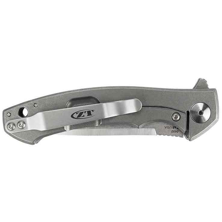 Zero Tolerance 0450 3.25 inch Folding Knife - Gray Zero Tolerance 0450 3.25 inch Folding Knife - Gray