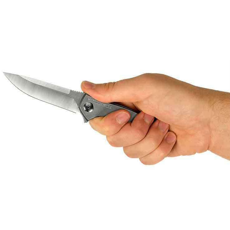Zero Tolerance 0450 3.25 inch Folding Knife - Gray Zero Tolerance 0450 3.25 inch Folding Knife - Gray