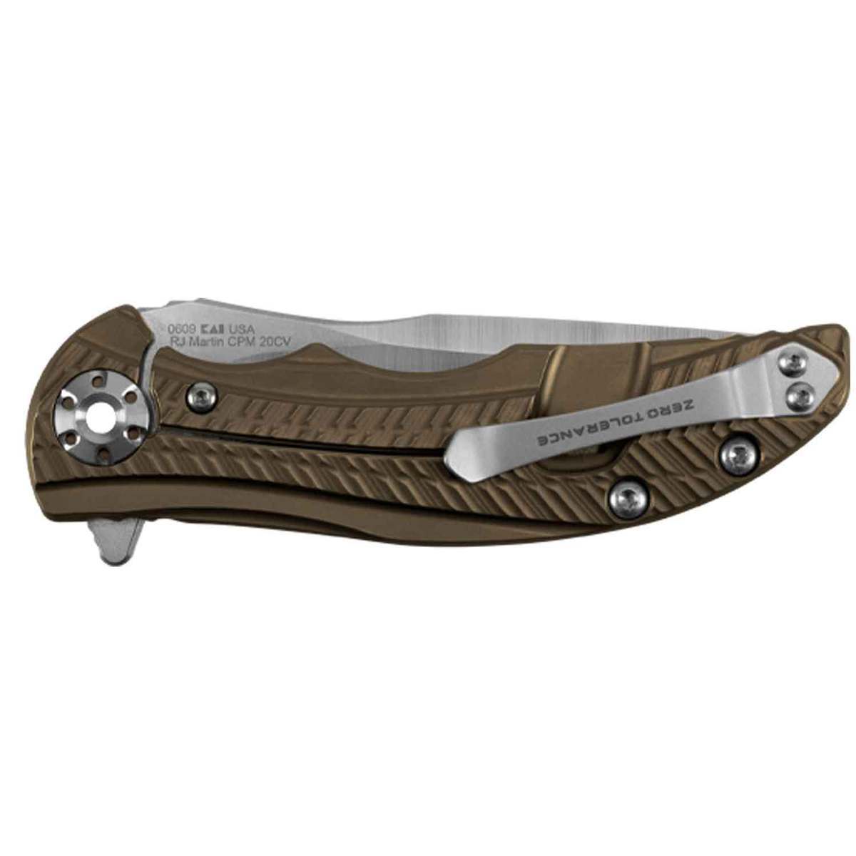 Zero Tolerance 0609 3.4 inch Folding Knife - Bronze Zero Tolerance 0609 3.4 inch Folding Knife - Bronze