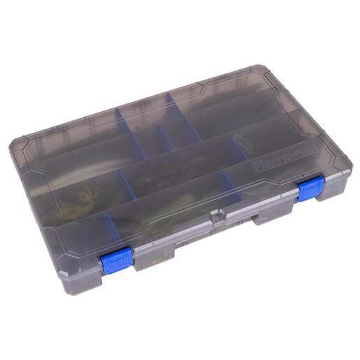 Flambeau Outdoors Zerust Max Tuff Tainer Utility Tackle Box – Smoke Gray Large