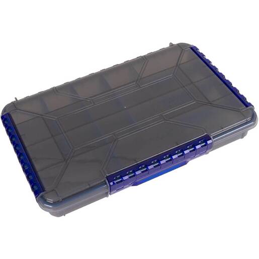 Flambeau Outdoors Zerust Max Waterproof Tuff Tainer Utility Tackle Box - Smoke Gray Small