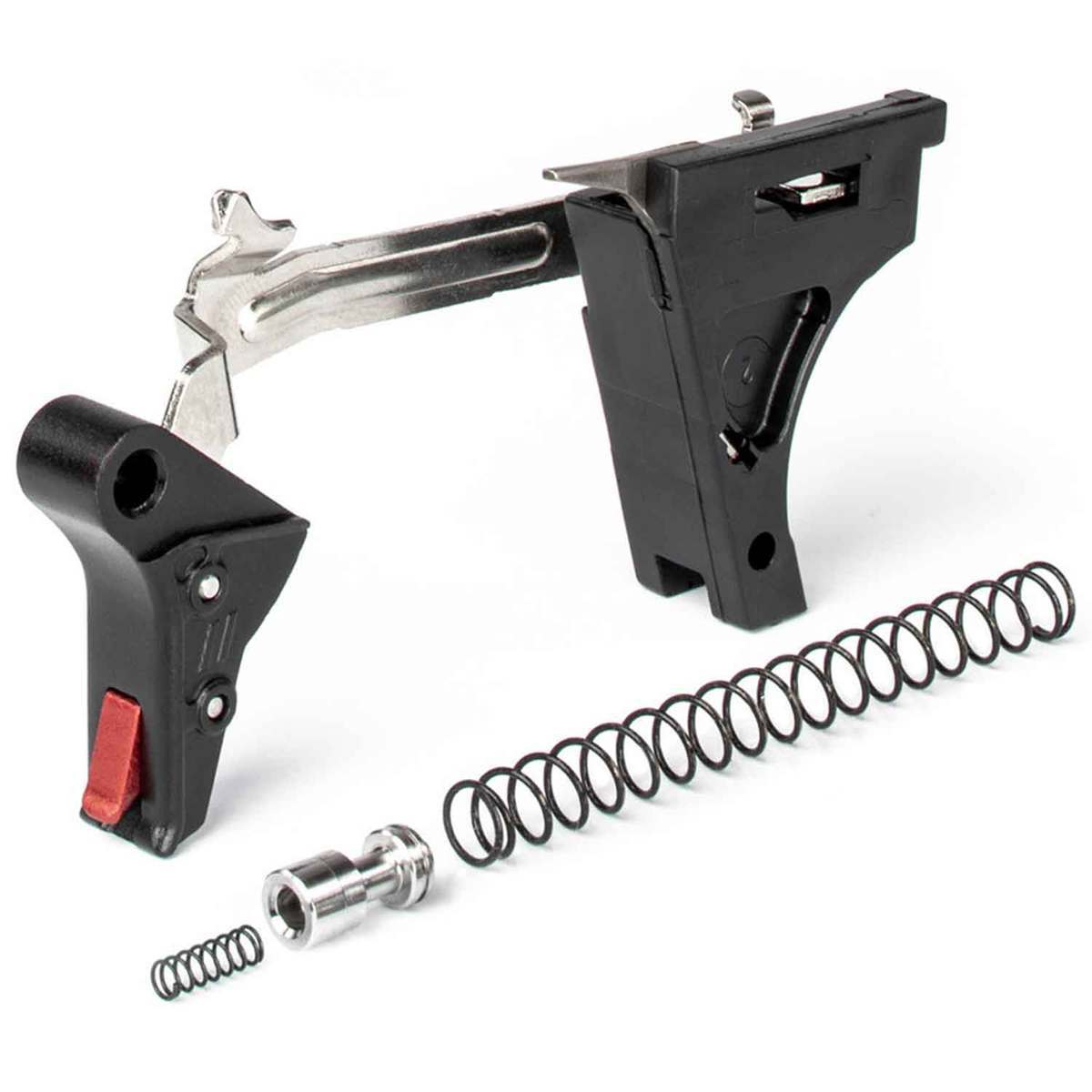 Zev Technologies Pro Flat Face Glock Gen 3 9mm Luger Trigger Drop-In Kit - Black/Red - Black/Red Zev Technologies Pro Flat Face Glock Gen 3 9mm Luger Trigger Drop-In Kit - Black/Red - Black/Red
