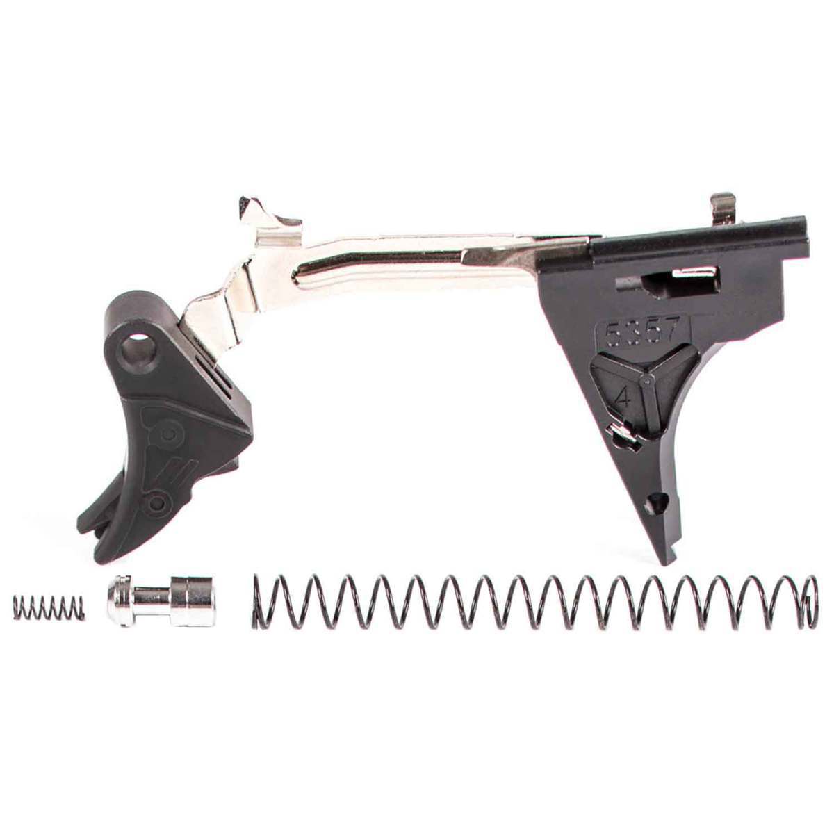 Zev Technologies Pro Upgrade With Safety Glock Gen 4 9mm Luger Trigger Kit - Black - Black Zev Technologies Pro Upgrade With Safety Glock Gen 4 9mm Luger Trigger Kit - Black - Black
