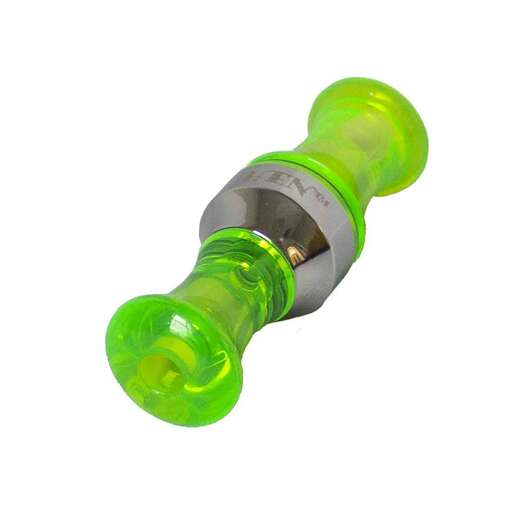 Zink Calls PH-2 Polycarb Duck Long Barrel/Flute Double Reed Call - Green - Sportsman's Warehouse