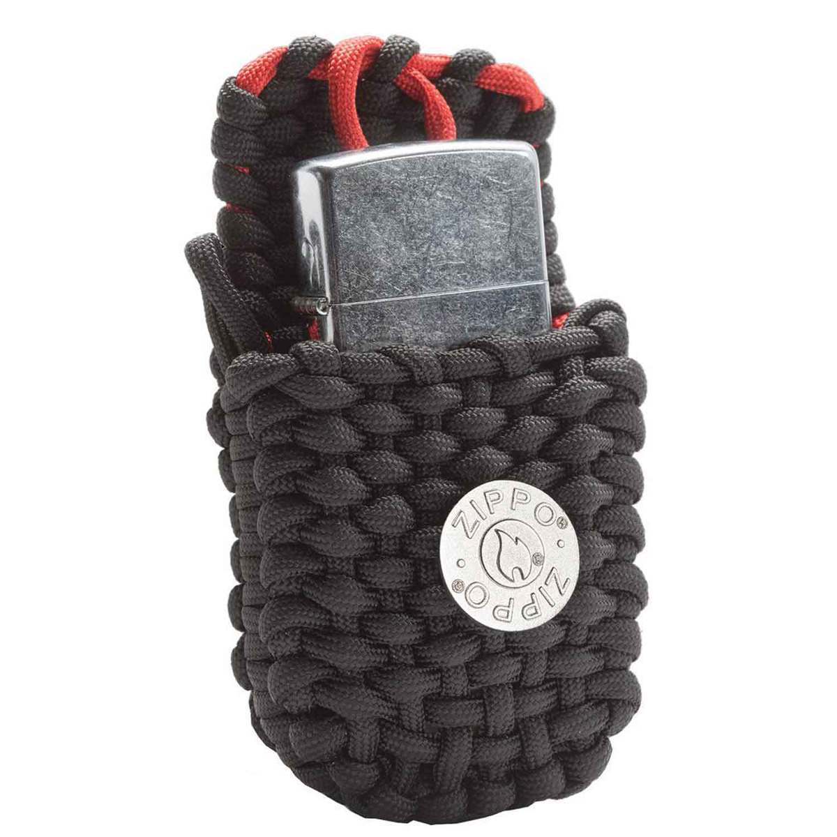 Zippo Lighter Paracord Pouch Set - Black Zippo Lighter Paracord Pouch Set - Black