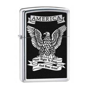 Zippo Right to Bear Arms Eagle Lighter