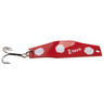 Zona Lures Z Ray Trolling Spoon - Red w/White Spots, 1/4oz, 2in - Red w/White Spots