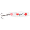 Zona Lures Z Ray Trolling Spoon - White w/Red Spots, 1/4oz, 2in - White w/Red Spots