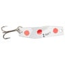 Zona Lures Z Ray Trolling Spoon - White w/Red Spots, 1/8oz, 1-3/4in - White w/Red Spots