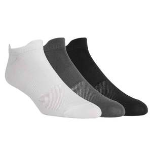 Zone In Men's Supportive 5 Pack Casual Socks - Black/White - L