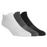 Zone In Men's Supportive 5 Pack Casual Socks - Black/White - L - Black/White L