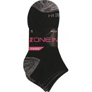 Zone In Women's Athletic Casual 10 Pack Ankle Socks
