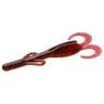 Zoom Baby Brush Hog Creature Bait - Red Bug, 4in - Red Bug