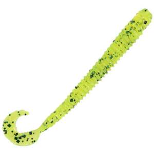Zoom Dead Ringer Worms - Chartreuse Pepper, 8in