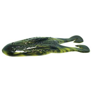 Zoom Horny Toad Soft Body Frog - Black Yellow Swirl, 4in