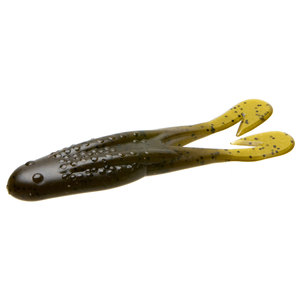 Zoom Horny Toad Soft Body Frog - Green Pumpkin, 4in