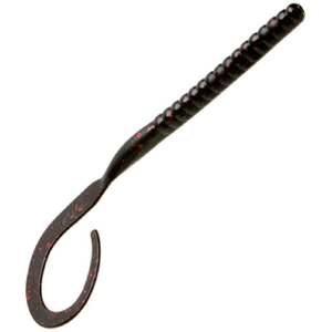 Zoom Ol Monster Worms - Black / Red Flake, 10-1/2in