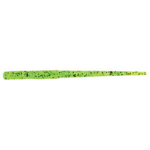 Zoom Shakey Head Worms - Chartreuse Pepper, 5in