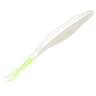 Zoom Super Fluke Soft Jerkbait - White Pearl/Chartreuse Tail, 5-1/4in - White Pearl/Chartreuse Tail