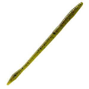 3.5" Ringworm Soft Plastic Baits - Watermelon/Red Flake With Heavy Garlic Scent (20 Count)