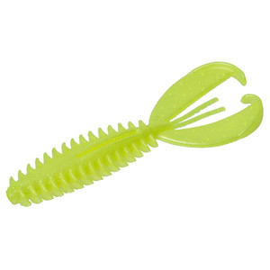 Zoom Z Craw Soft Craw Bait - Chartreuse/Pearl, 4-1/2in