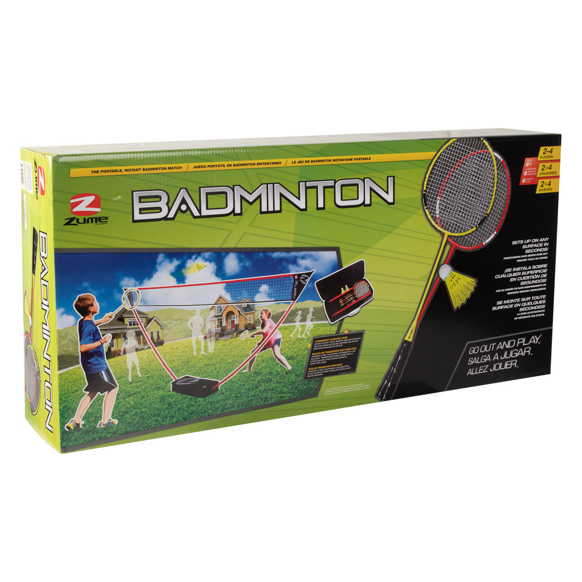 Zume Games Portable Badminton Set Sportsman's Warehouse
